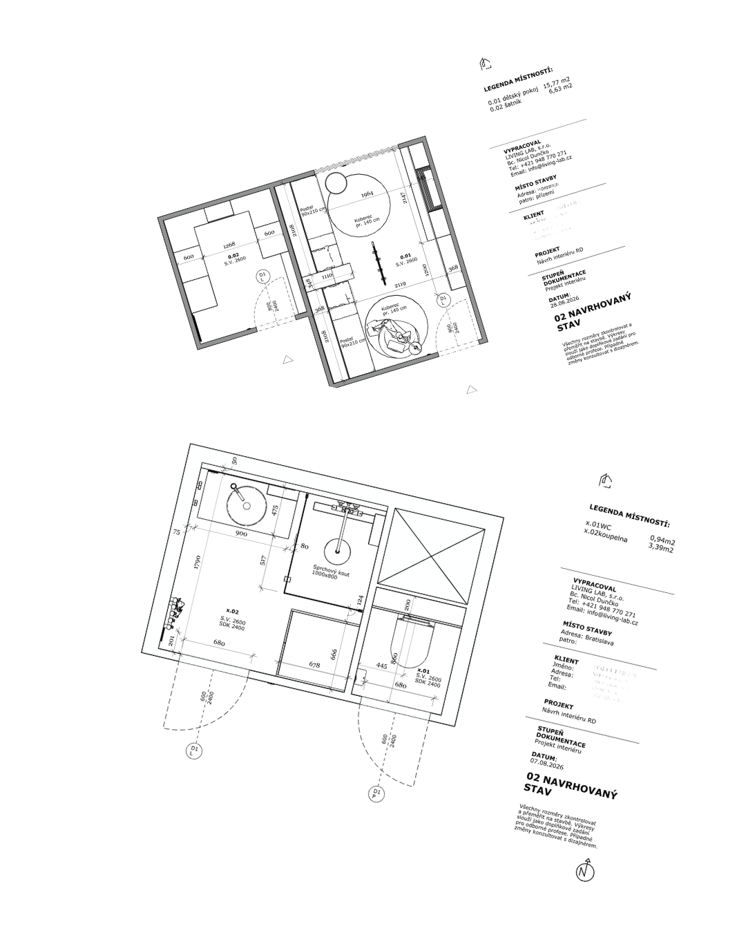 Dispozice living lab design web
